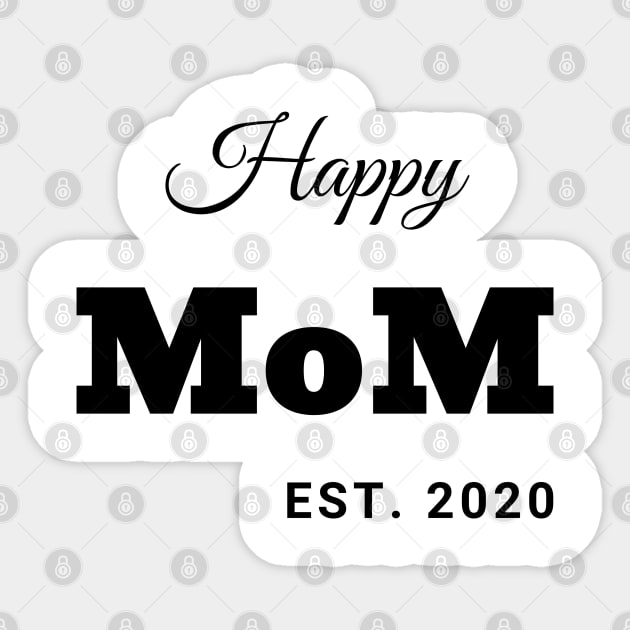 Happy MoM Sticker by Plush Tee